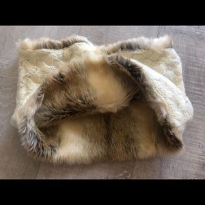 Aerie loop scarf ivory